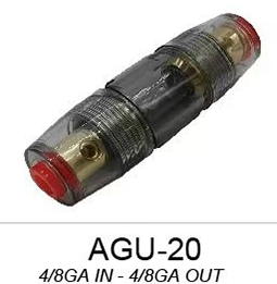 High Current Multi-channel Car Marine Audio AGU Fuse Holder